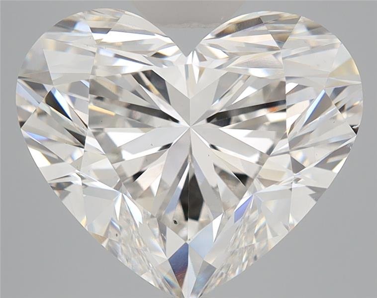 6.15ct F VS1 Rare Carat Ideal Cut Heart Lab Grown Diamond