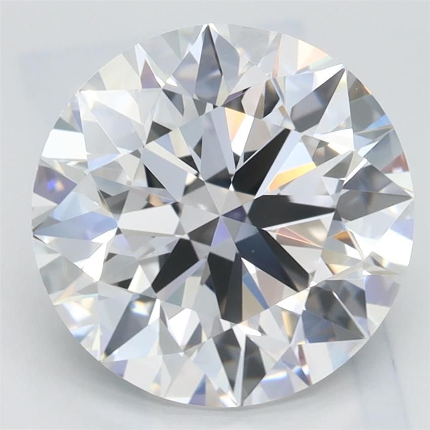 3.21ct D VVS1 Rare Carat Ideal Cut Round Lab Grown Diamond