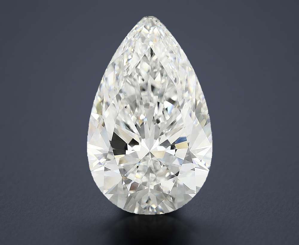7.52 Carat Pear Lab Diamond