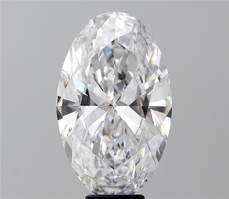 9.01ct D FL Rare Carat Ideal Cut Oval Diamond