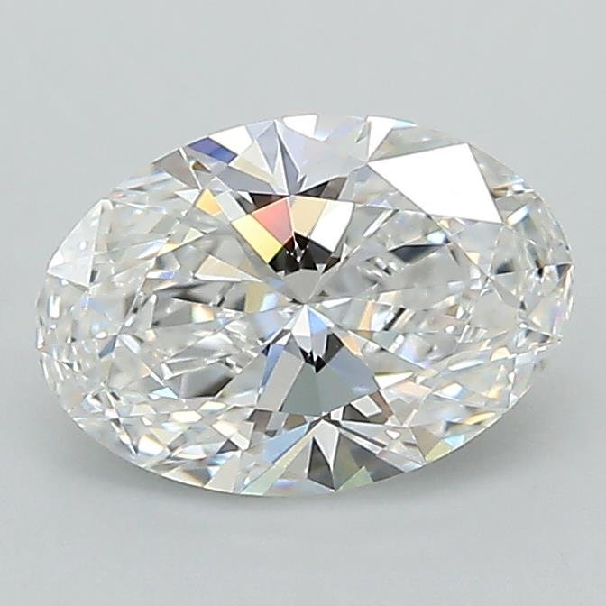 1.09ct D VVS2 Rare Carat Ideal Cut Oval Lab Grown Diamond