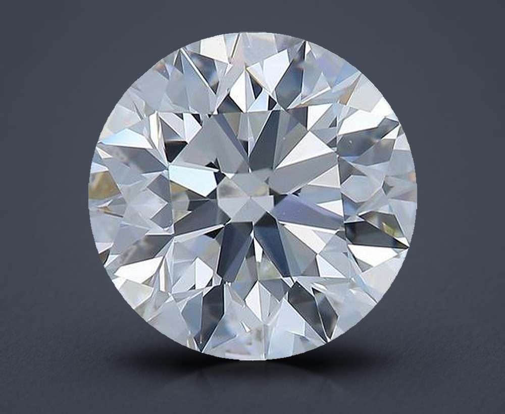 3.81 Carat Round Natural Diamond