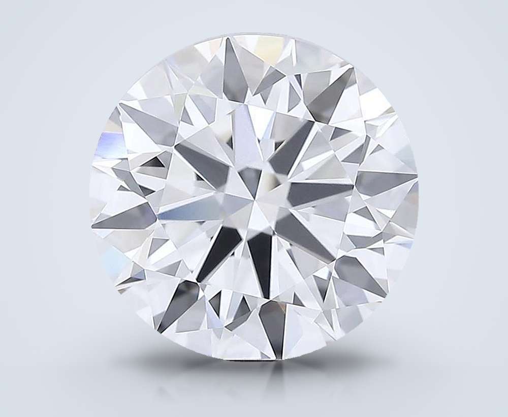 6.77 Carat Round Lab Diamond