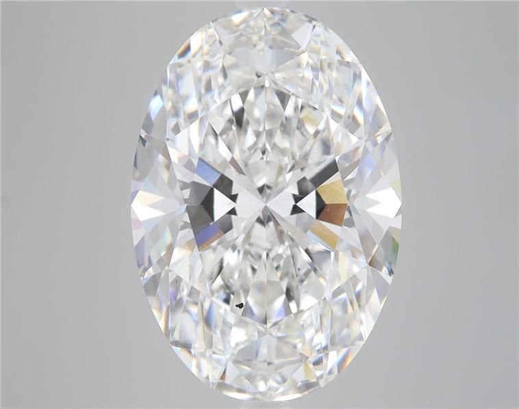 8.47ct F VS2 Rare Carat Ideal Cut Oval Lab Grown Diamond