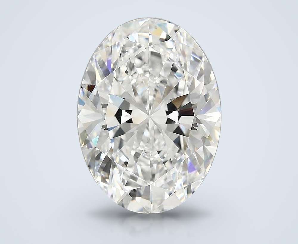 6.15 Carat Oval Lab Diamond
