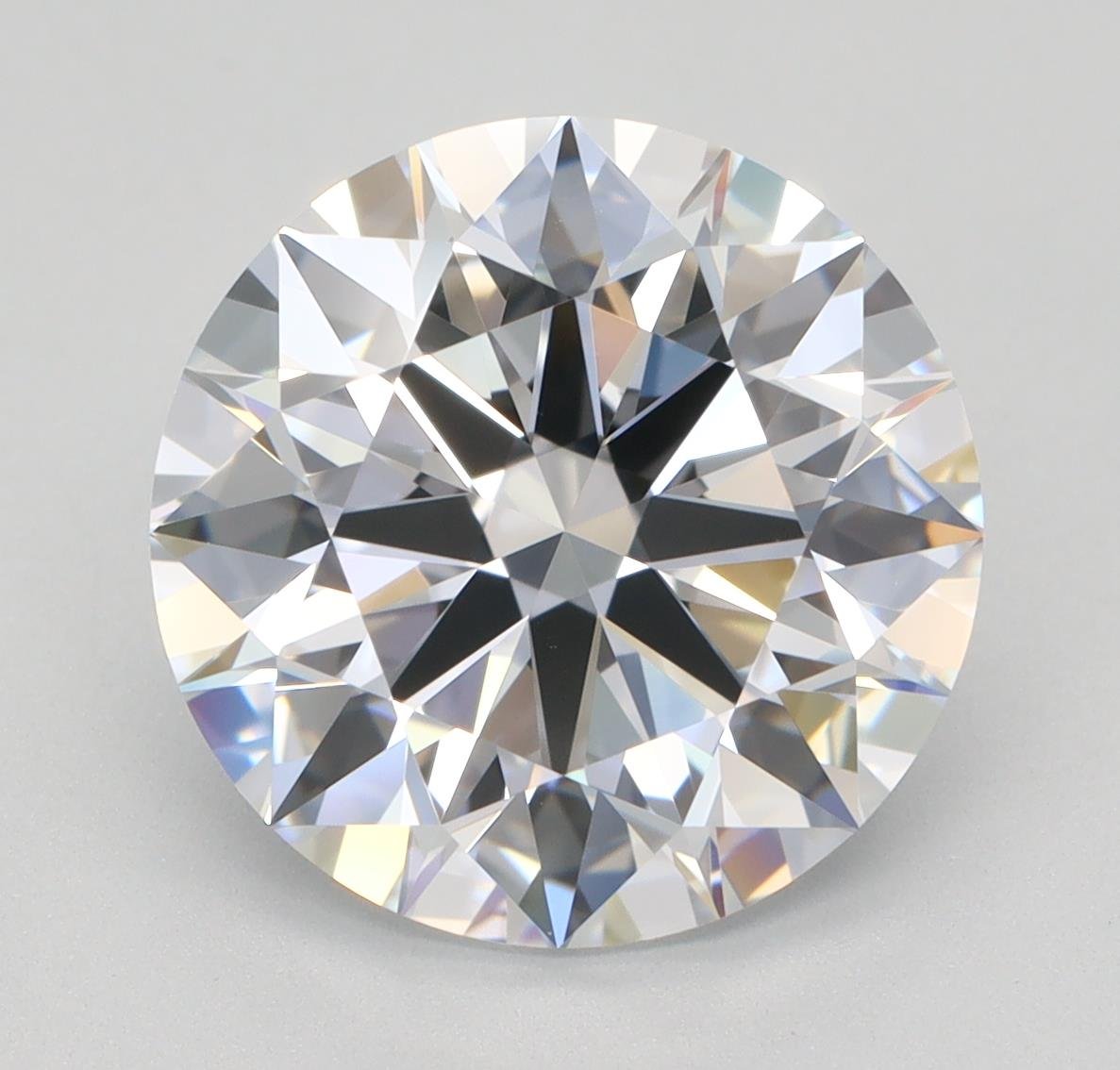 4.03ct D VVS1 Rare Carat Ideal Cut Round Lab Grown Diamond
