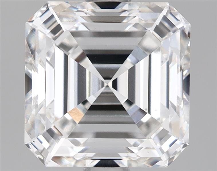 2.58ct G VS2 Rare Carat Ideal Cut Asscher Lab Grown Diamond