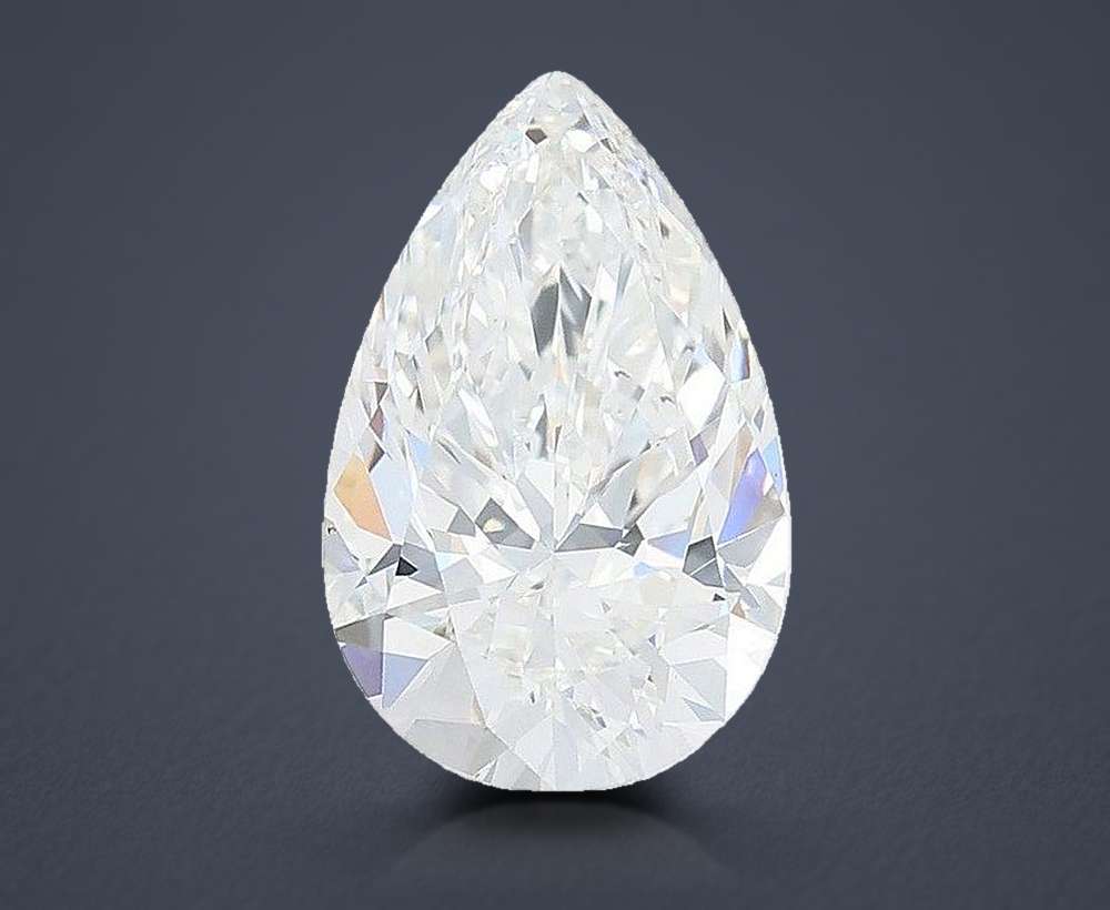 2.60 Carat Pear Lab Diamond