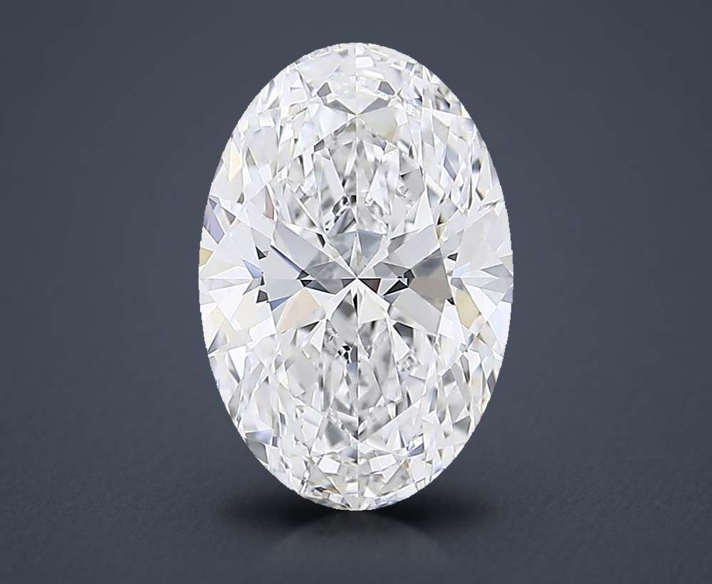 6.02 Carat Oval Lab Diamond