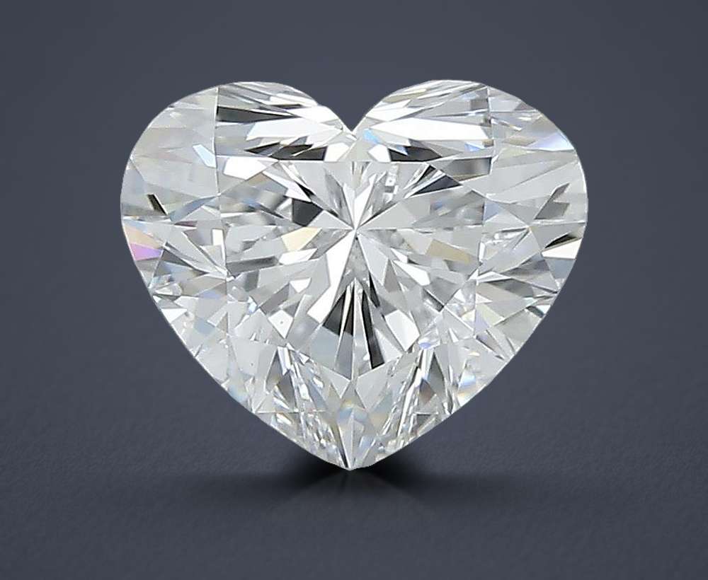 1.70 Carat Heart Natural Diamond