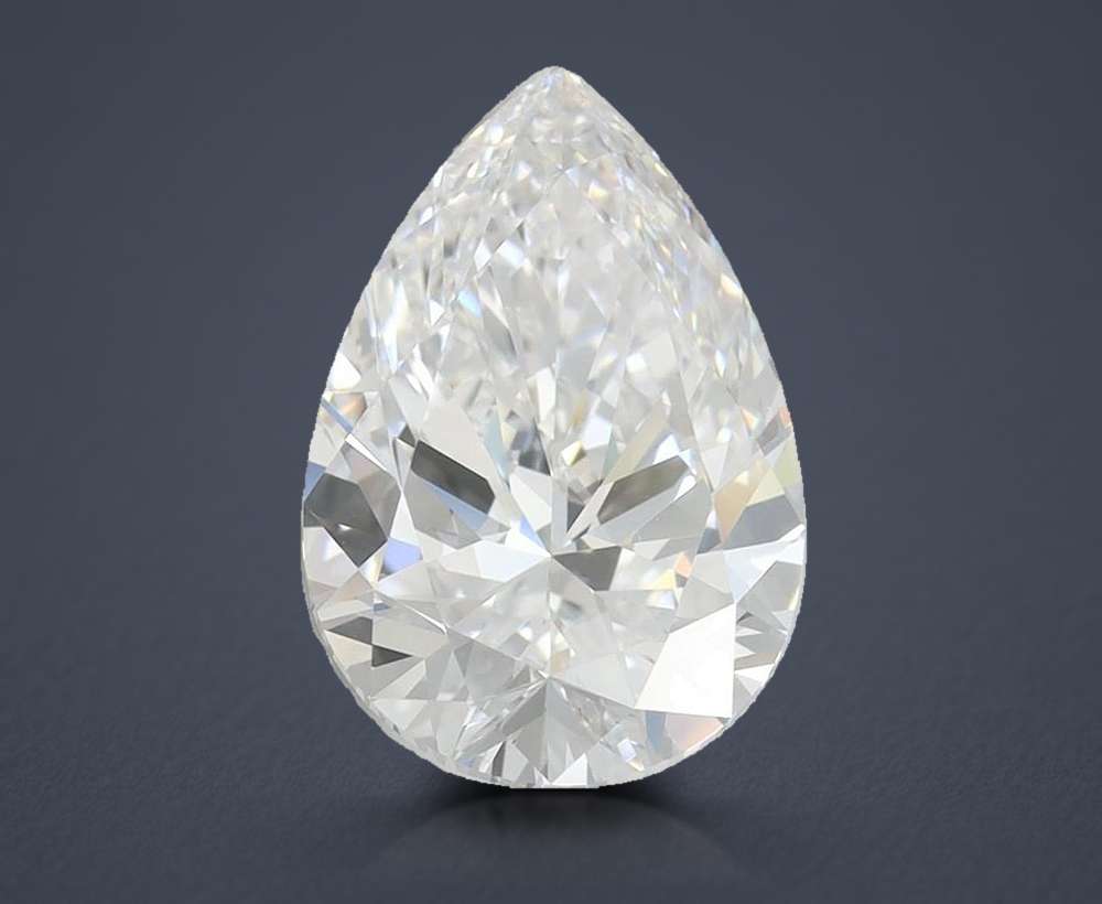 2.46 Carat Pear Lab Diamond