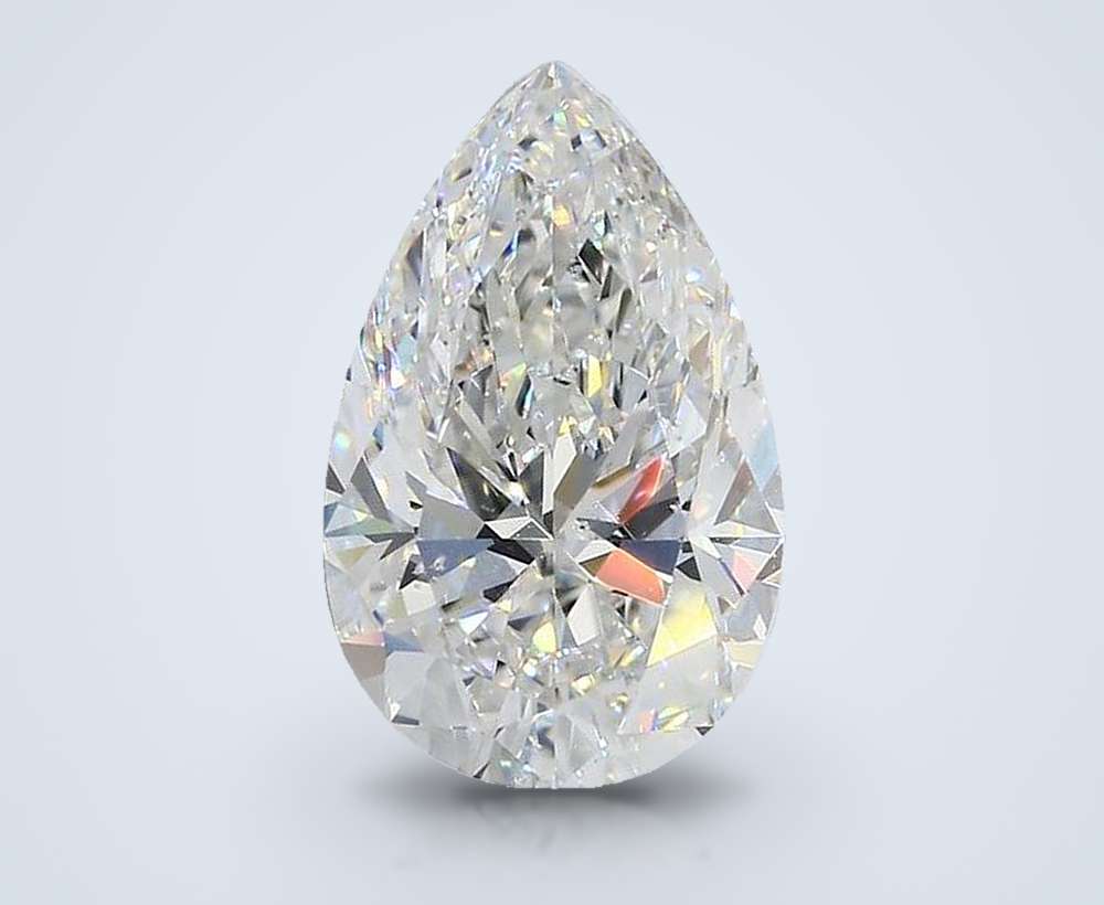 3.01 Carat Pear Natural Diamond