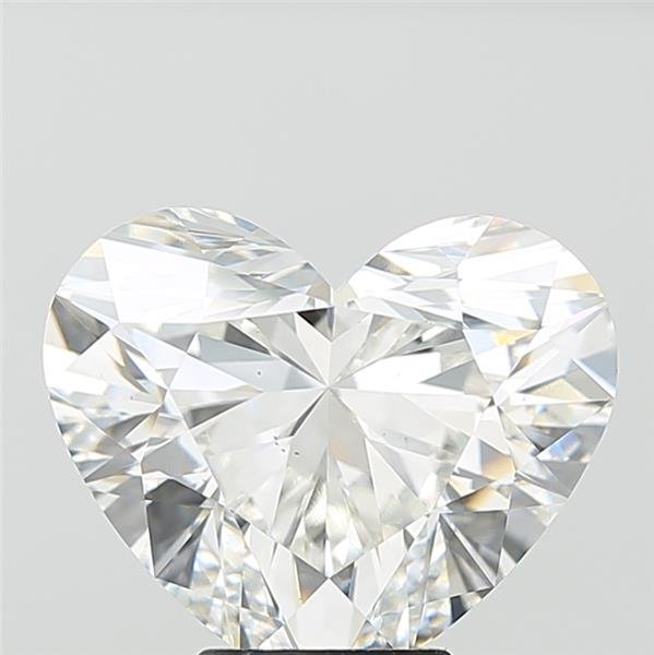 5.43ct F VS2 Excellent Cut Heart Lab Grown Diamond