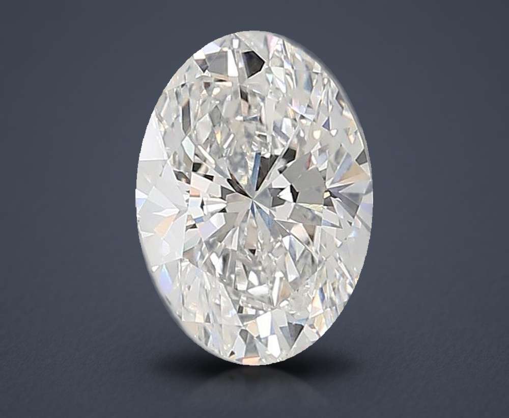 5.54 Carat Oval Lab Diamond