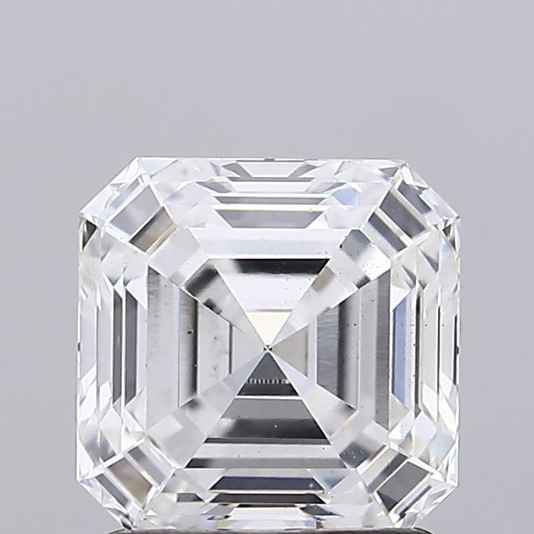 1.58ct F SI1 Rare Carat Ideal Cut Asscher Lab Grown Diamond