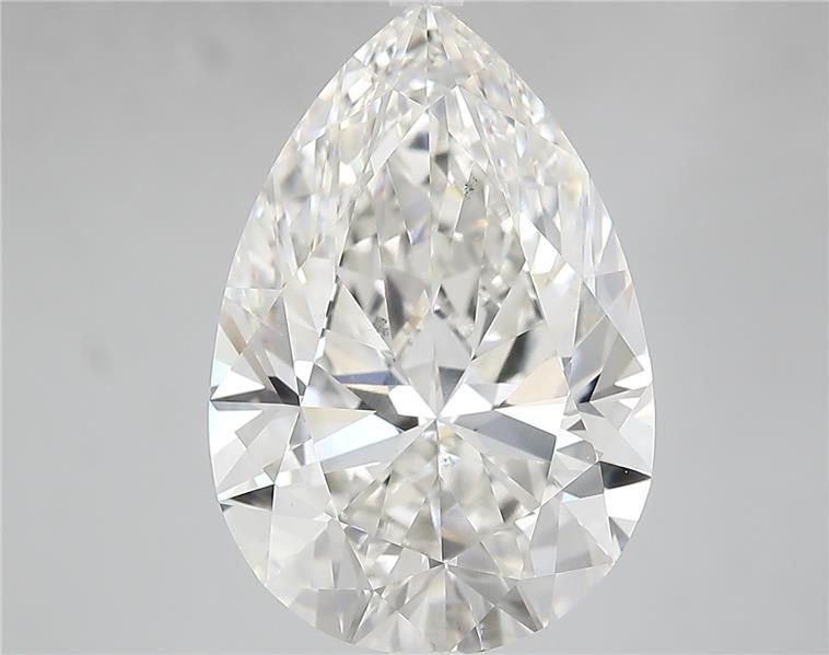 8.04ct H VS2 Rare Carat Ideal Cut Pear Lab Grown Diamond