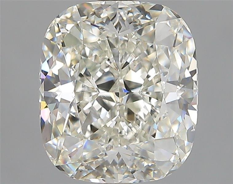 3.03ct J SI1 Rare Carat Ideal Cut Cushion Diamond