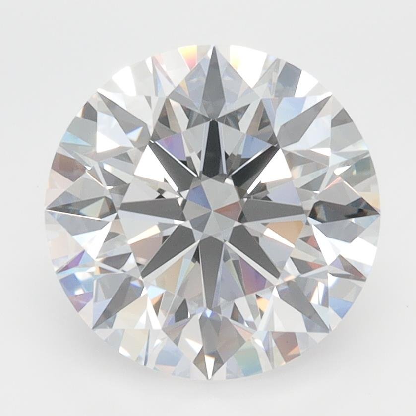 3.06ct D VVS1 Rare Carat Ideal Cut Round Lab Grown Diamond