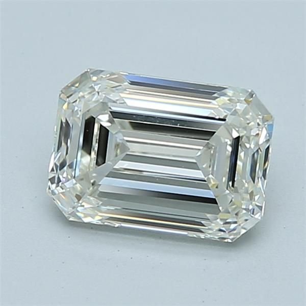 1.70ct H VVS2 Rare Carat Ideal Cut Emerald Diamond