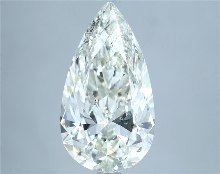 3.57ct I SI2 Rare Carat Ideal Cut Pear Diamond