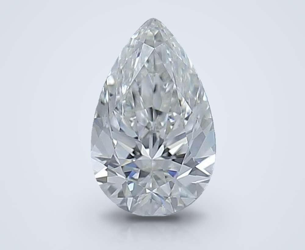 0.83 Carat Pear Natural Diamond