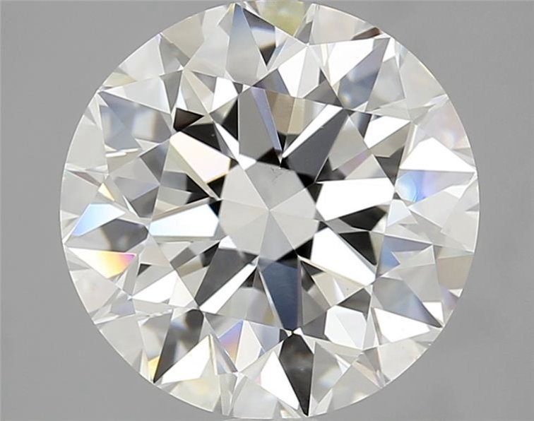 4.23ct I VS2 Rare Carat Ideal Cut Round Diamond
