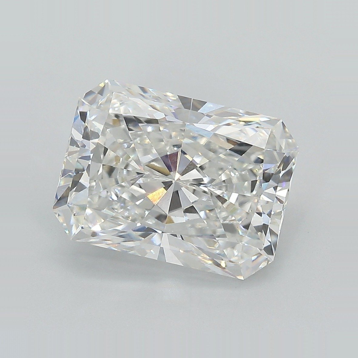 5.81ct F VVS2 Rare Carat Ideal Cut Radiant Lab Grown Diamond