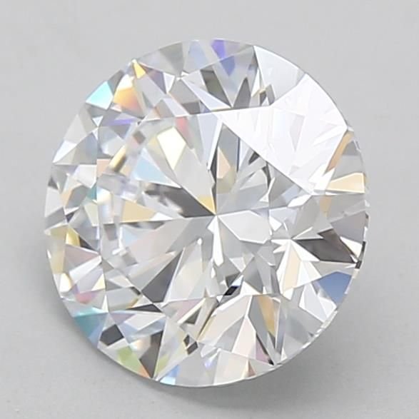 2.88ct D FL Rare Carat Ideal Cut Round Lab Grown Diamond