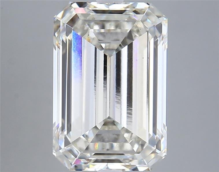 5.04ct J VS1 Rare Carat Ideal Cut Emerald Lab Grown Diamond