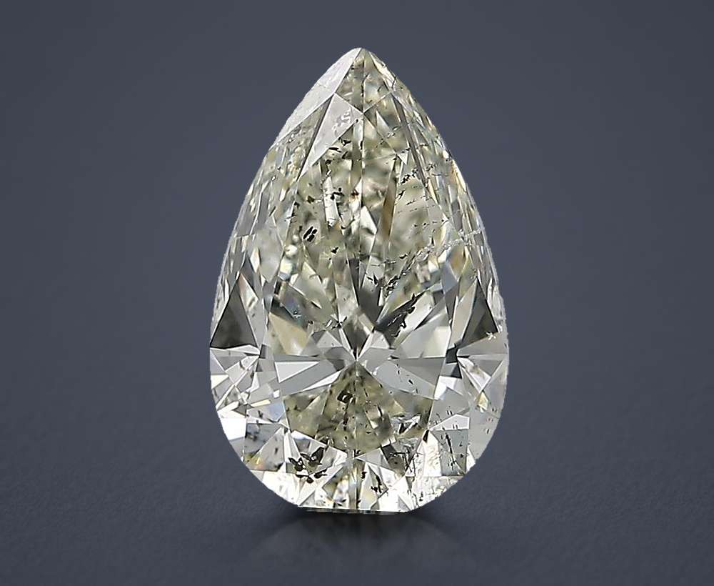 2.52 Carat Pear Natural Diamond