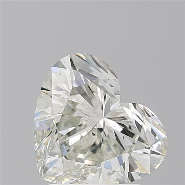 2.04ct I SI1 Rare Carat Ideal Cut Heart Lab Grown Diamond