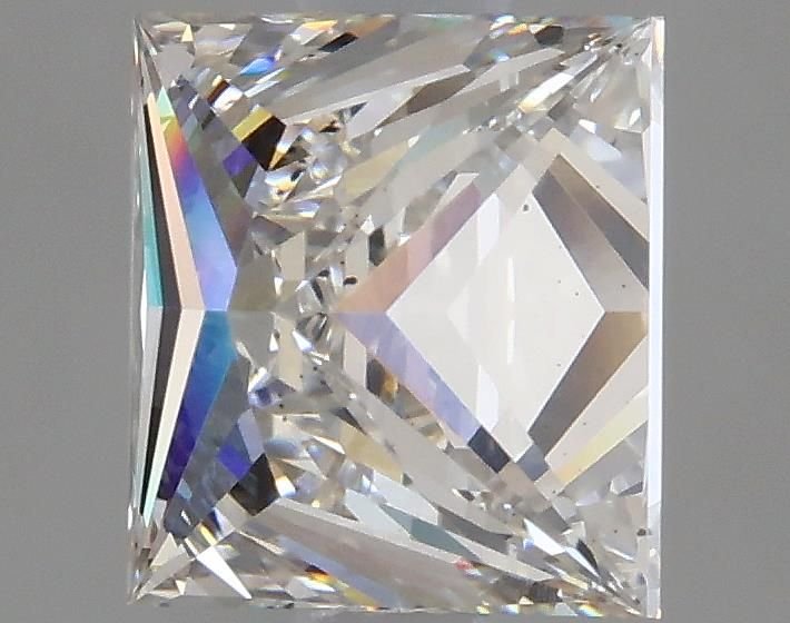 1.33ct F VS2 Rare Carat Ideal Cut Princess Lab Grown Diamond