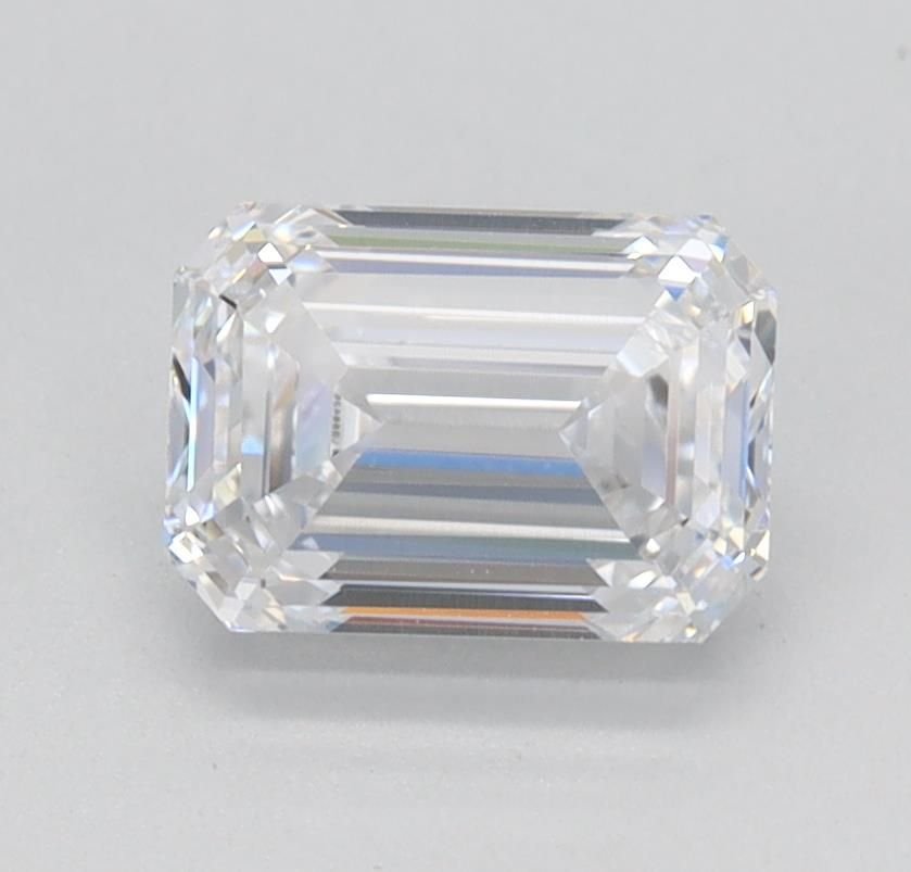 1.00ct D SI1 Excellent Cut Emerald Lab Grown Diamond