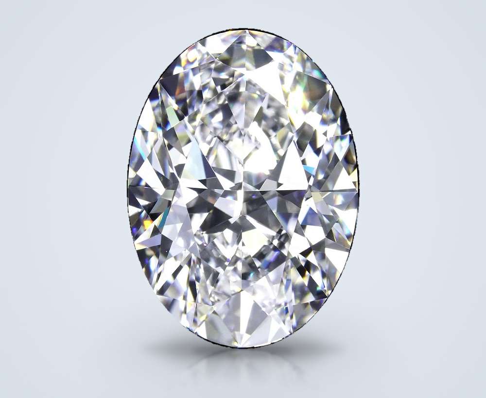 8.08 Carat Oval Natural Diamond