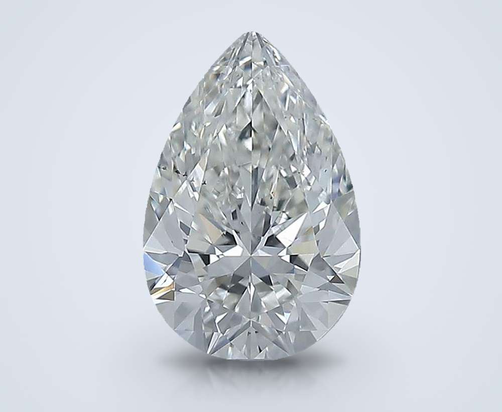 1.61 Carat Pear Natural Diamond
