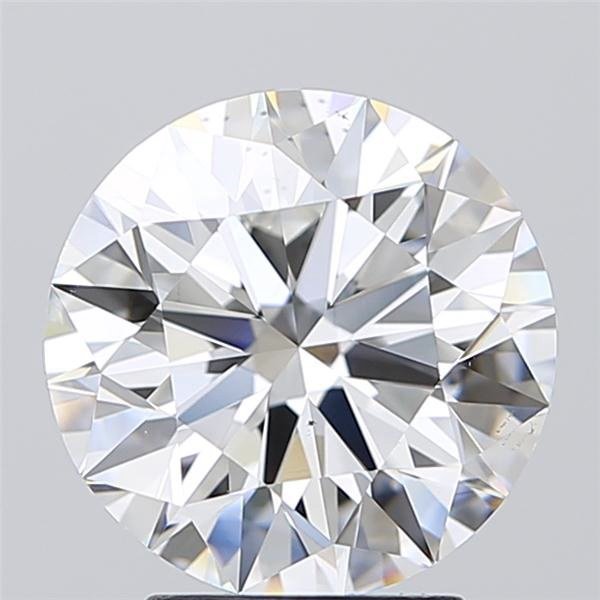 3.51ct E VS2 Rare Carat Ideal Cut Round Diamond