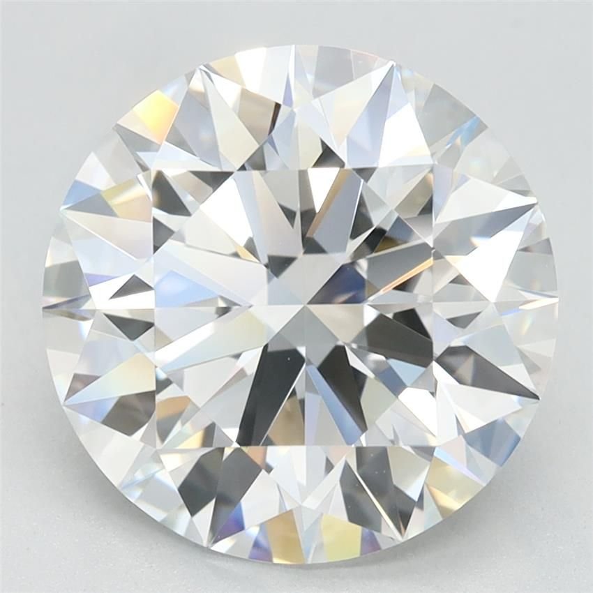 3.86ct E VVS2 Rare Carat Ideal Cut Round Lab Grown Diamond