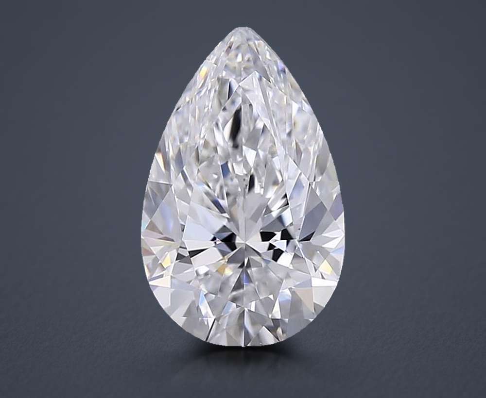 1.50 Carat Pear Lab Diamond