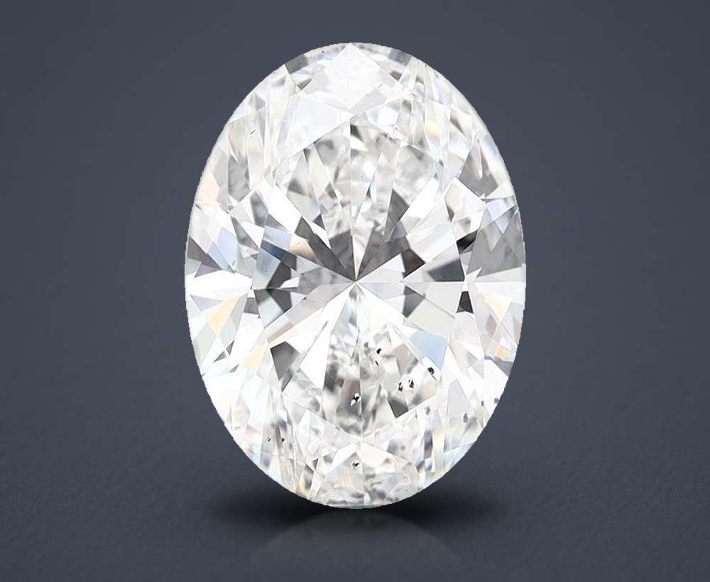 4.00 Carat Oval Lab Diamond