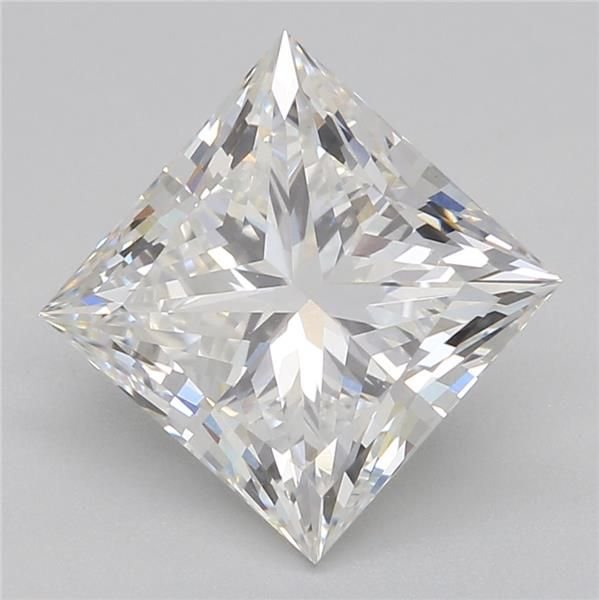 2.04ct F VVS2 Rare Carat Ideal Cut Princess Lab Grown Diamond