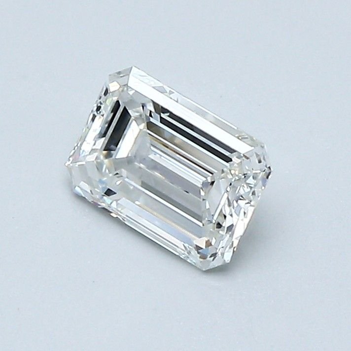 0.71ct G VVS2 Rare Carat Ideal Cut Emerald Diamond