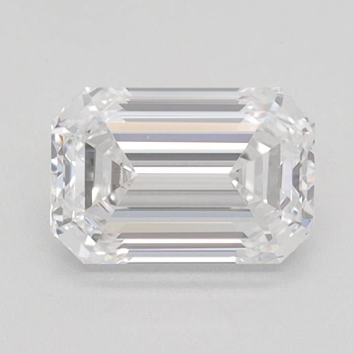 1.01ct D VVS2 Excellent Cut Emerald Lab Grown Diamond