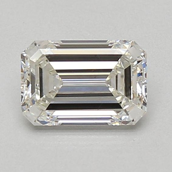 1.09ct H VS2 Rare Carat Ideal Cut Emerald Lab Grown Diamond