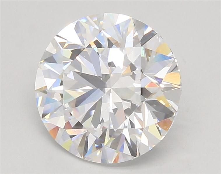 3.09ct D VS2 Rare Carat Ideal Cut Round Lab Grown Diamond