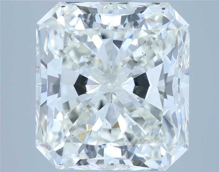 5.16ct J SI2 Rare Carat Ideal Cut Radiant Diamond