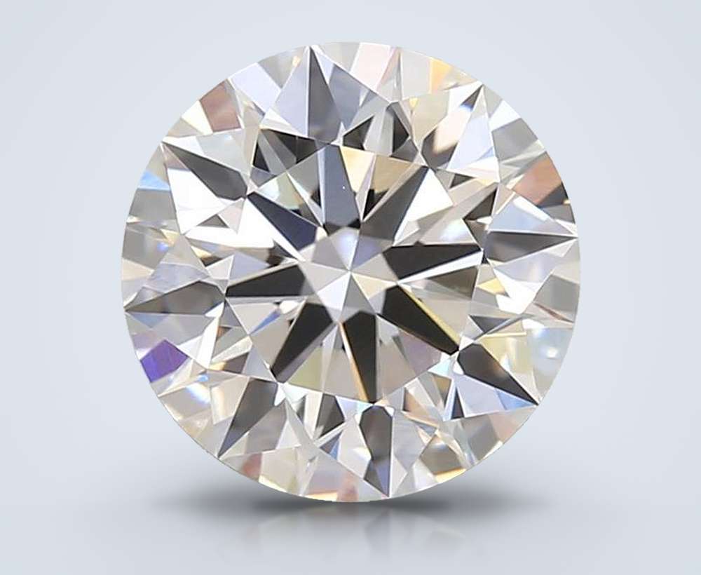 3.08 Carat Round Lab Diamond
