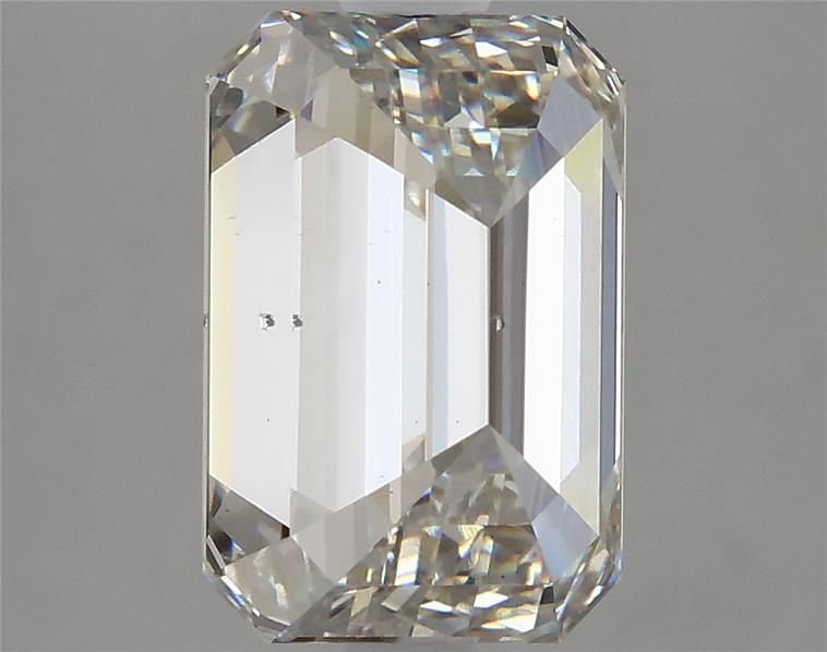 3.09ct H VS2 Rare Carat Ideal Cut Emerald Lab Grown Diamond