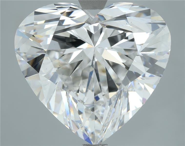 8.02ct F VS2 Rare Carat Ideal Cut Heart Lab Grown Diamond