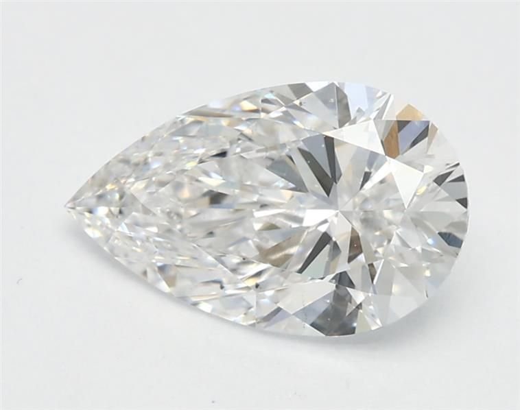 1.08ct E VS2 Rare Carat Ideal Cut Pear Lab Grown Diamond