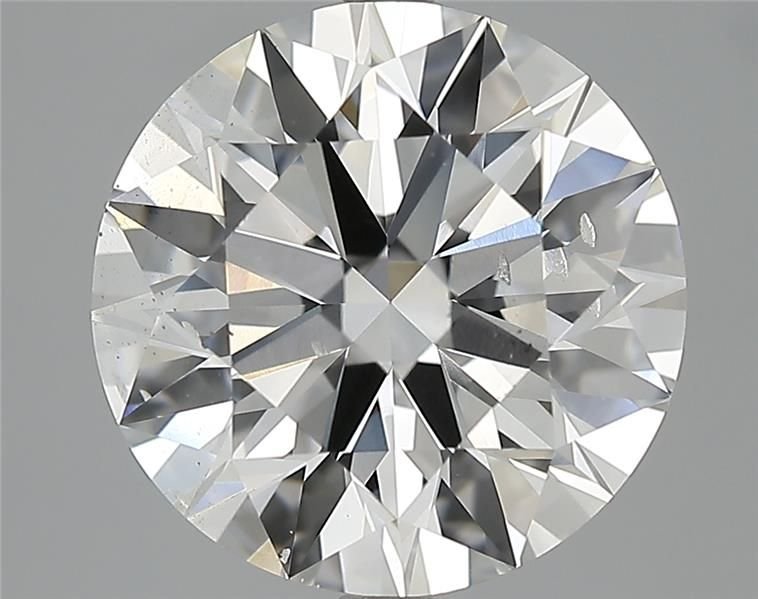 5.01ct E SI1 Rare Carat Ideal Cut Round Diamond